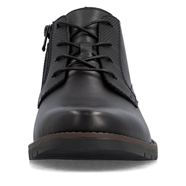 Rieker 13902-00 Mens Black Low Top Boots