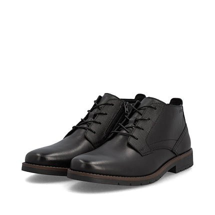 Rieker 13902-00 Mens Black Low Top Boots
