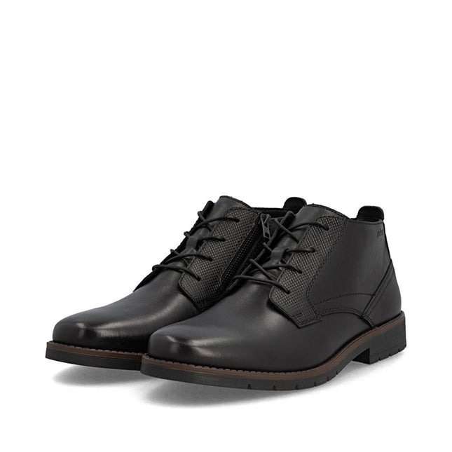 Rieker 13902-00 Mens Black Low Top Boots