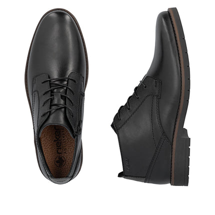 Rieker 13902-00 Mens Black Low Top Boots