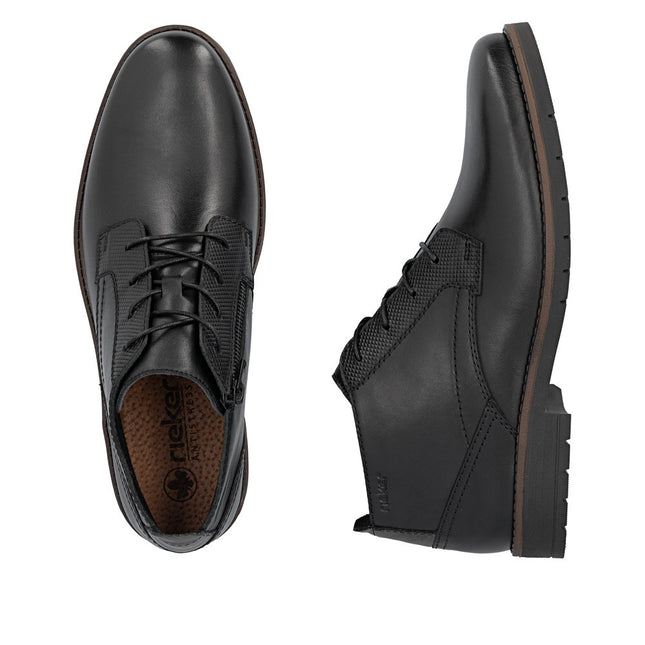 Rieker 13902-00 Mens Black Low Top Boots