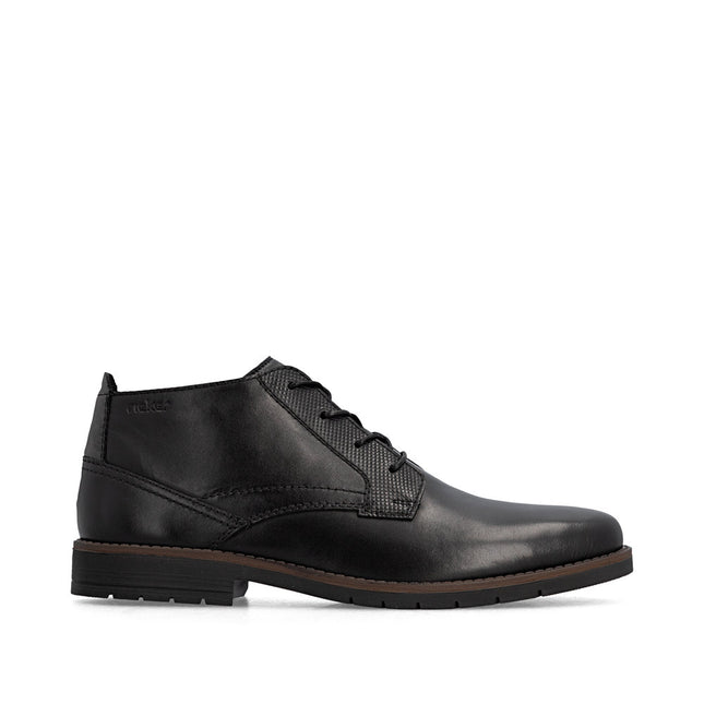 Rieker 13902-00 Mens Black Low Top Boots