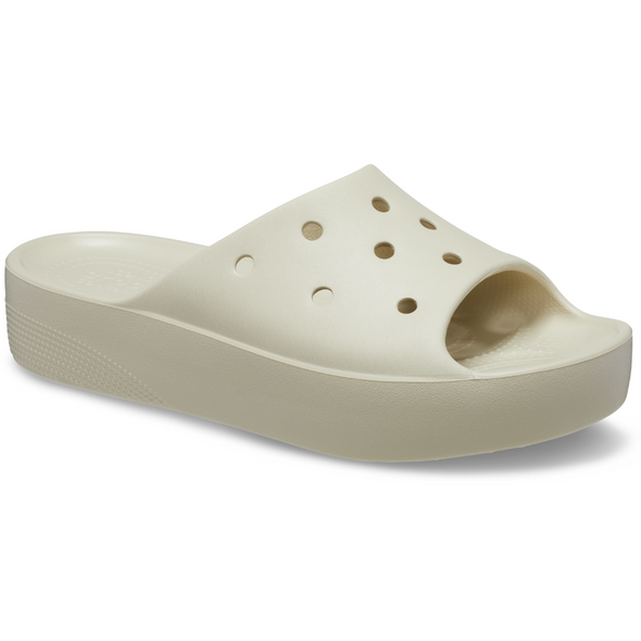 Crocs Classic Platform Slide Bone