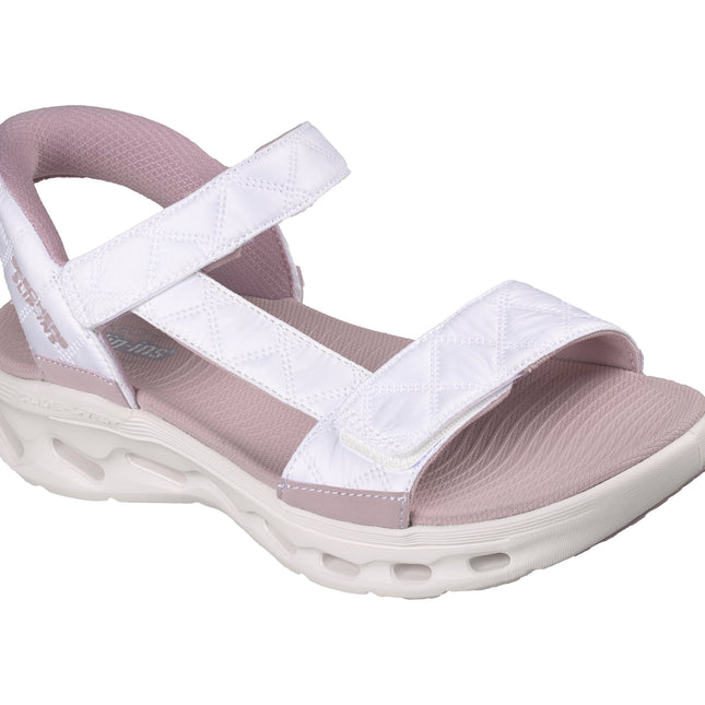 Skechers 141276 — GO WALK GLIDE-STEP 2.0 SANDAL - JADA Cozy Fit Slip-Ins Quarter Strap Sandal WPK Pink