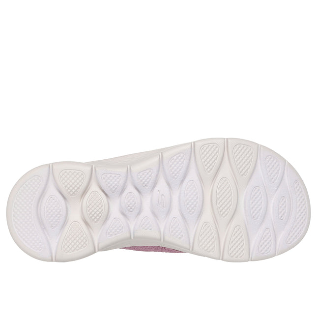 Skechers 141459 — GO WALK FLEX SANDAL - HOLLY Quick-Dry Textured Knit 3 Point Sandal Pink Ladies Slides Sandals