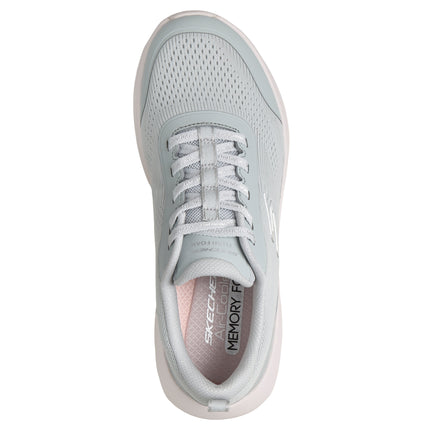Skechers 150572 — SKECHERS PLUSH FOAM Engineered Mesh Lace-Up W/Air-Cooled Mf GYPK Grey