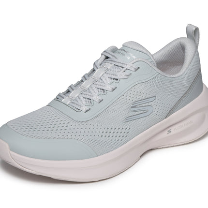 Skechers 150572 — SKECHERS PLUSH FOAM Engineered Mesh Lace-Up W/Air-Cooled Mf GYPK Grey