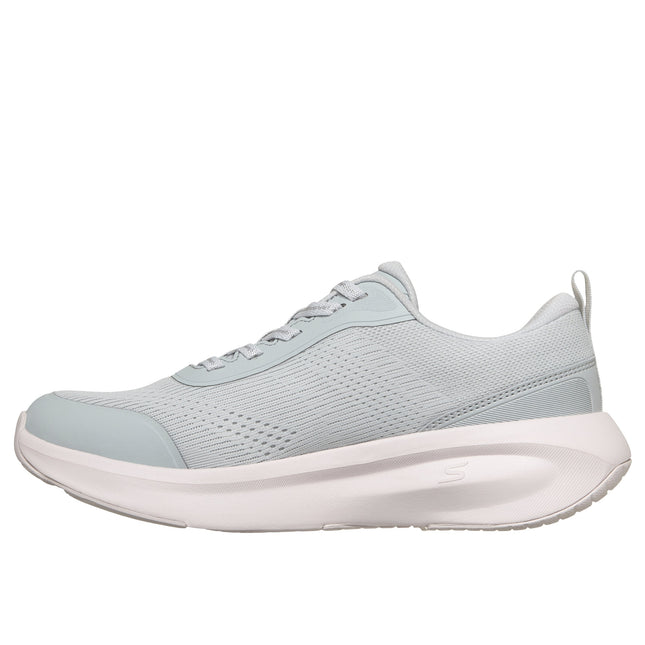 Skechers 150572 — SKECHERS PLUSH FOAM Engineered Mesh Lace-Up W/Air-Cooled Mf GYPK Grey Ladies Trainers