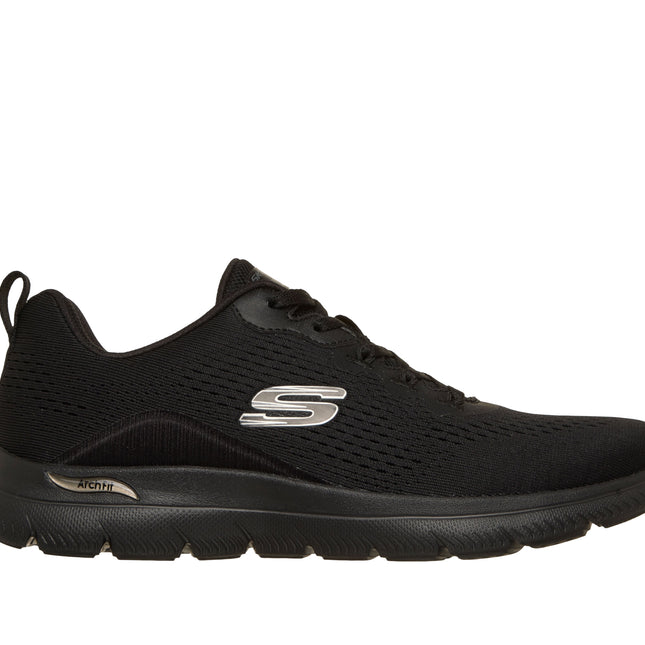Skechers 150754 — ARCH FIT SUMMITS Arch Fit Engineered Mesh Lace-Up W/Air-Cooled BBK Black