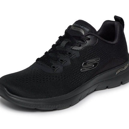 Skechers 150754 — ARCH FIT SUMMITS Arch Fit Engineered Mesh Lace-Up W/Air-Cooled BBK Black
