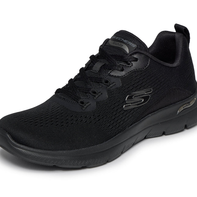 Skechers 150754 — ARCH FIT SUMMITS Arch Fit Engineered Mesh Lace-Up W/Air-Cooled BBK Black