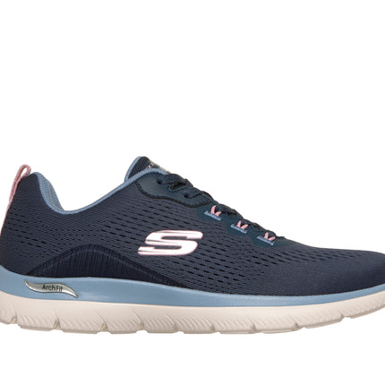 Skechers 150754 — ARCH FIT SUMMITS Arch Fit Engineered Mesh Lace-Up W/Air-Cooled NVLB Blue