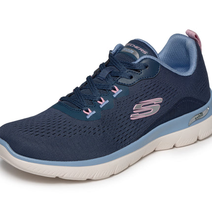 Skechers 150754 — ARCH FIT SUMMITS Arch Fit Engineered Mesh Lace-Up W/Air-Cooled NVLB Blue