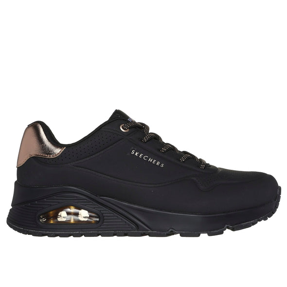 Skechers Uno - Shimmer Away -  Black / Black