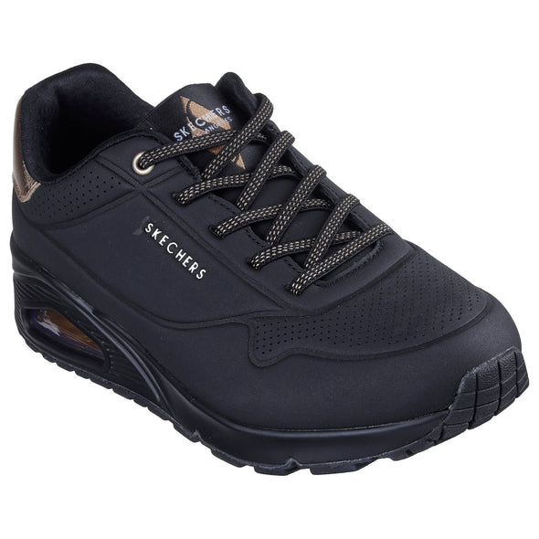 Skechers Uno - Shimmer Away -  Black / Black