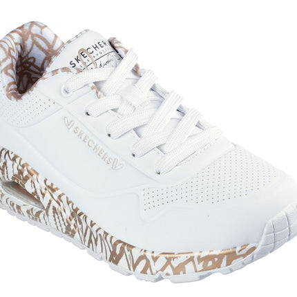 Skechers Uno - Loving Love White Rose Gold