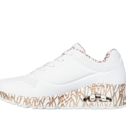 Skechers Uno - Loving Love White Rose Gold