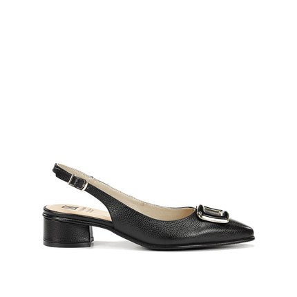 Dorking by Fluchos Tea D9514 Indios Negro Women’s Leather Dress Pumps – 3 cm Comfort Heel, TPU Sole – Summer 2026 (Black)