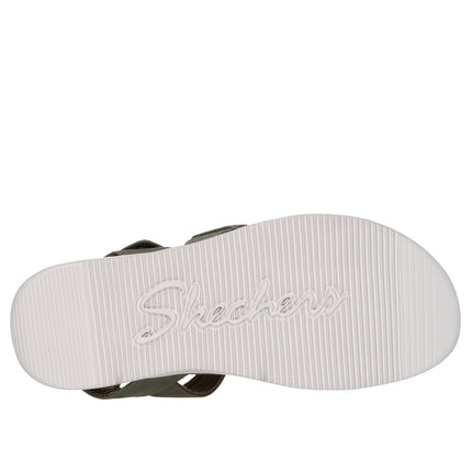Skechers 163252 — LIFTED COMFORT Adjustable Open Toe Sandal OLV Green