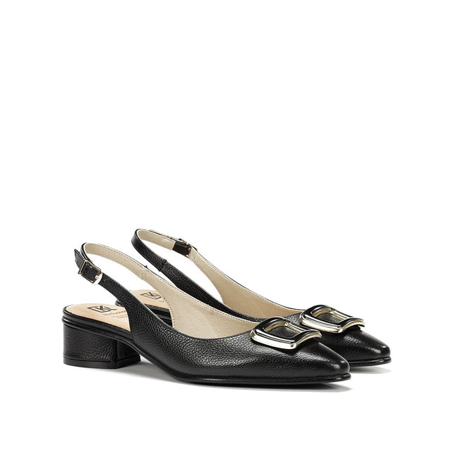 Dorking by Fluchos Tea D9514 Indios Negro Women’s Leather Dress Pumps – 3 cm Comfort Heel, TPU Sole – Summer 2026 (Black)