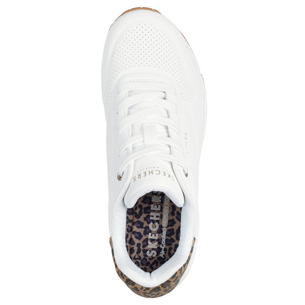 Skechers 177093 Uno - Jungle Nite White Leopard