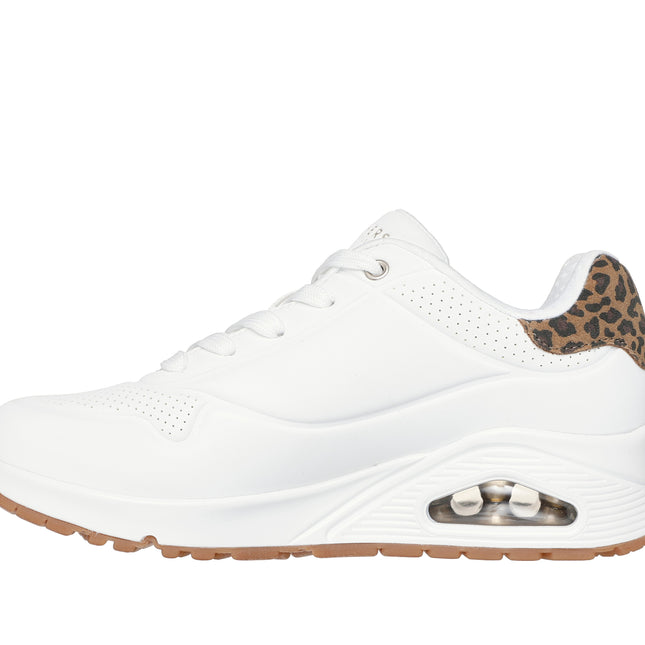 Skechers 177093 Uno - Jungle Nite White Leopard
