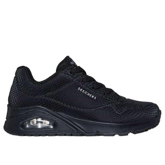 Skechers 177861 Uno - Shiny Scale Black