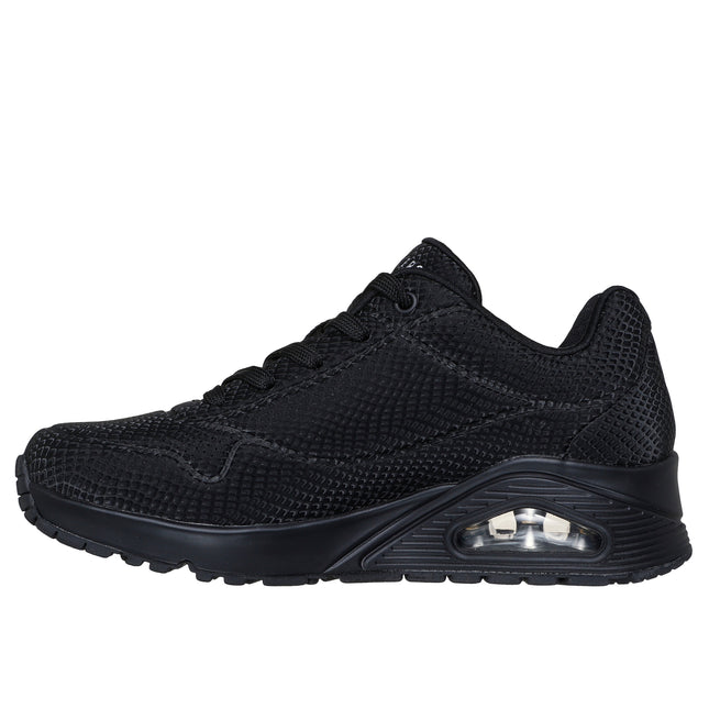 Skechers 177861 Uno - Shiny Scale Black