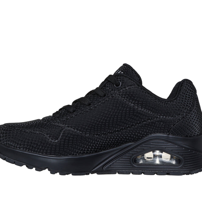 Skechers 177861 Uno - Shiny Scale Black