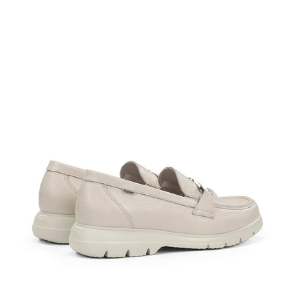 Fluchos F2201 Indios Raw Women’s Leather Moccasins – Lightweight “Light” Technology, EVA Sole, 4 cm Heel – Summer 2026 (Taupe)