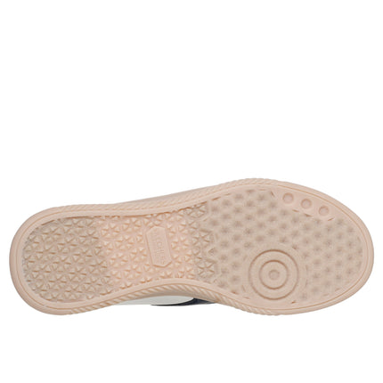 Skechers 185460 — HOTSHOT HI - LIFTED LUXE Duraleather & Suede Overlay Lace-Up Slip-Ins W/ Air-Cooled Mf OFNV Blue