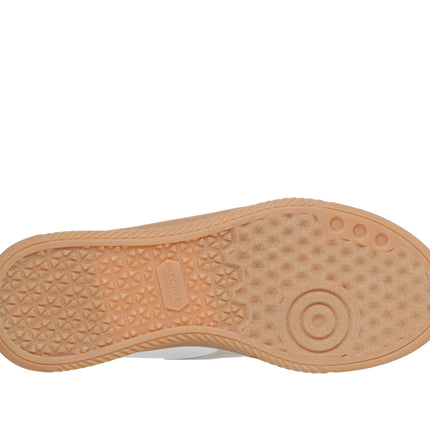 Skechers 185460 — HOTSHOT HI - LIFTED LUXE Duraleather & Suede Overlay Lace-Up Slip-Ins W/ Air-Cooled Mf OFWT White