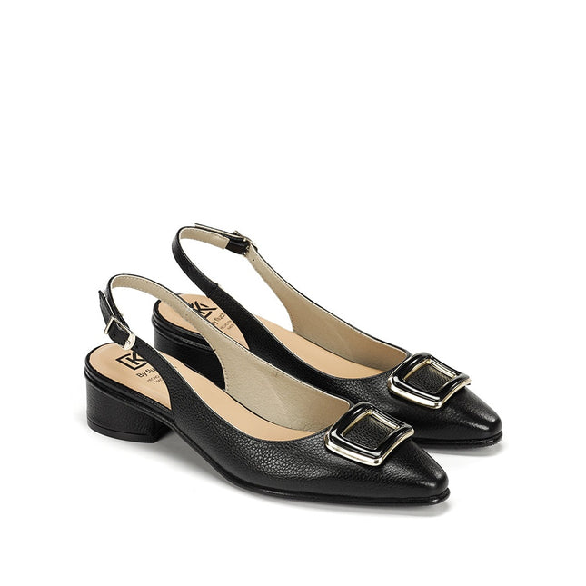 Dorking by Fluchos Tea D9514 Indios Negro Women’s Leather Dress Pumps – 3 cm Comfort Heel, TPU Sole – Summer 2026 (Black)