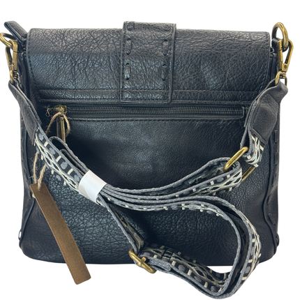 Concept Crossbody Bag with Boho Strap Black