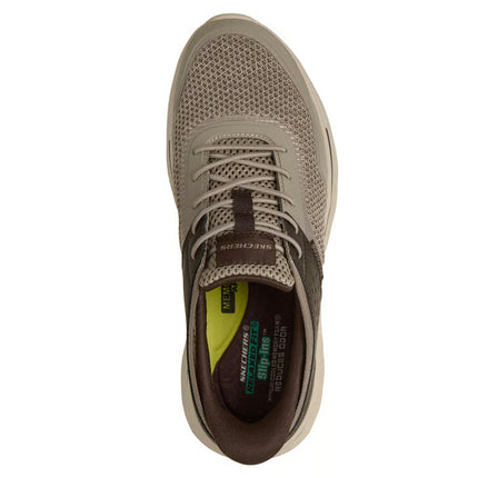 Skechers 211334 / TPBR SKECHERS SLIP-INS: NEVARRO-TAVO Taupe/Brown Slip-Ins