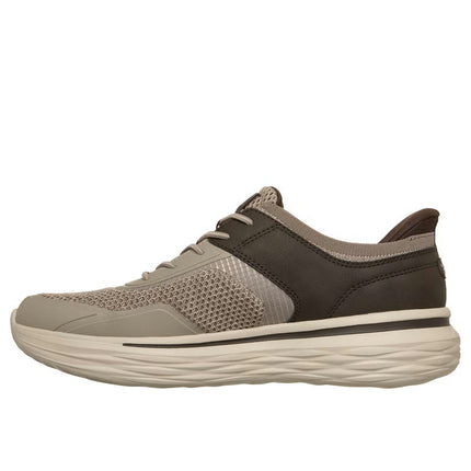 Skechers 211334 / TPBR SKECHERS SLIP-INS: NEVARRO-TAVO Taupe/Brown Slip-Ins