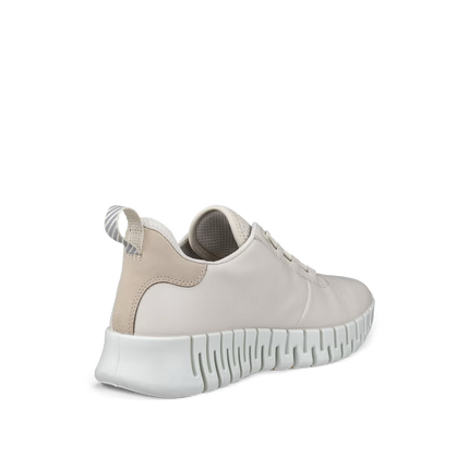 Ecco 21820360720 Gruuv Limestone White Ladies Trainers