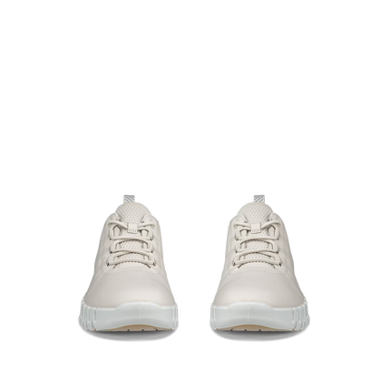 Ecco 21820360720 Gruuv Limestone White Ladies Trainers