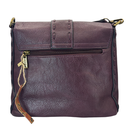 Concept Crossbody Bag with Boho Strap Purple