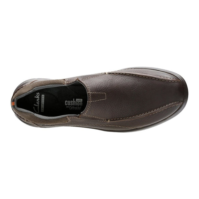 Clarks Cotrell Step Brown Oily - Wide Width
