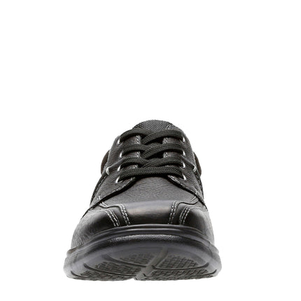 Clarks Cotrell Walk Black Oily Leather - Wide Width