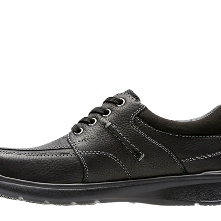 Clarks Cotrell Walk Black Oily Leather - Wide Width