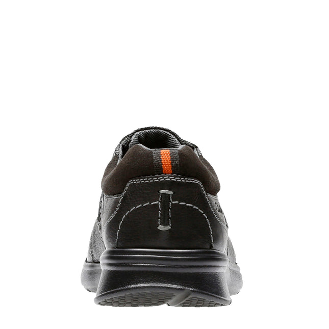 Clarks Cotrell Walk Black Oily Leather - Wide Width