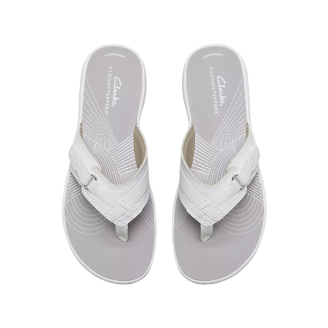 Clarks Brinkley Sea White Synthetic