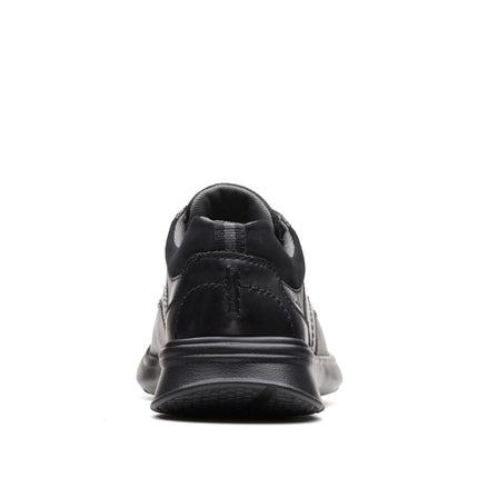 Clarks Cotrell Edge Black Smooth Leather - Wide Width
