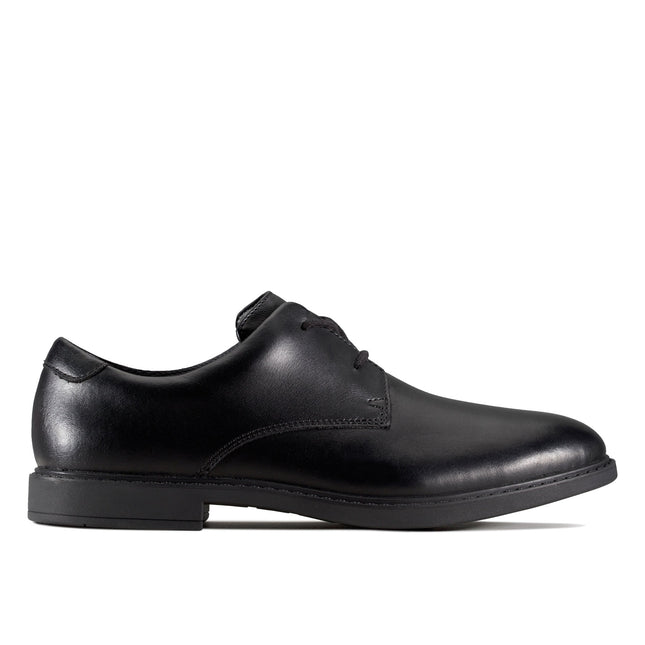 Clarks Scala Loop Youth  Black Leather - Wide Width