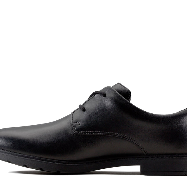 Clarks Scala Loop Youth  Black Leather - Wide Width