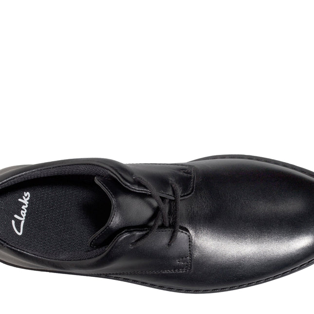 Clarks Scala Loop Youth  Black Leather - Wide Width