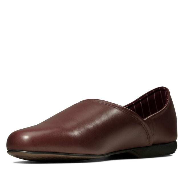 Clarks Harston Elite Burgundy Leather - Standard Width