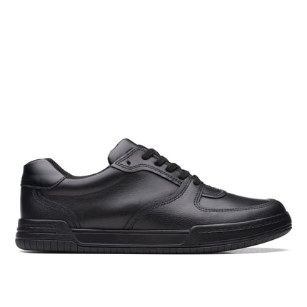 Clarks Fawn Lay Black Leather - Wide Width